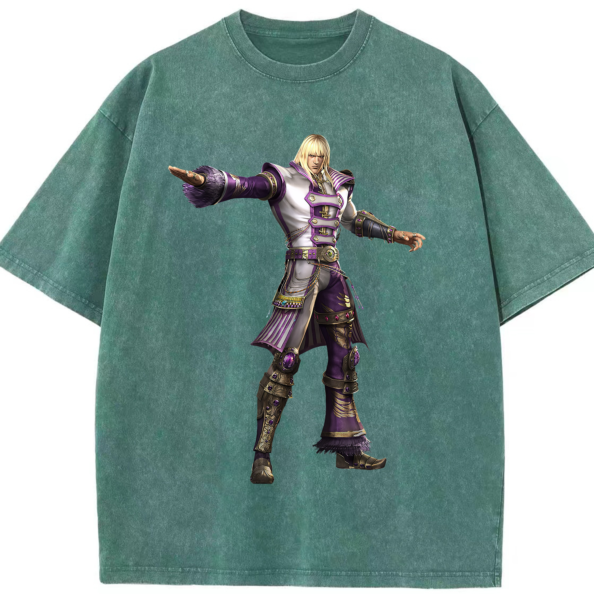（画像用） 北斗の拳 Fist of the North Star 綿100% ヴィンテージ風 半袖Tシャツ（フロントプリント）